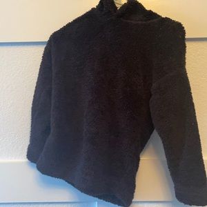 Back fuzzy pajama shirt